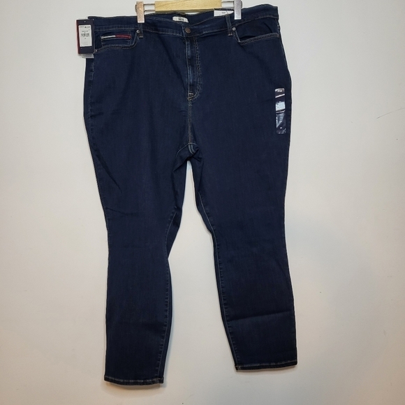 Tommy Hilfiger Dark Blue Skinny Jeans Size 24 - Picture 1 of 11